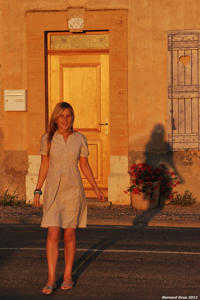 Oksana heure dorée à Valensole, France