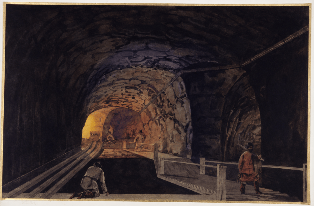 Batagol, gouache de Carl Wolff : galerie centrale d'exploitation 