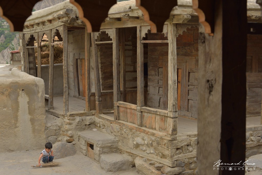 Photo de Bernard Grua : mosquées de Ganish dans la moyenne Hunza, Pakistan