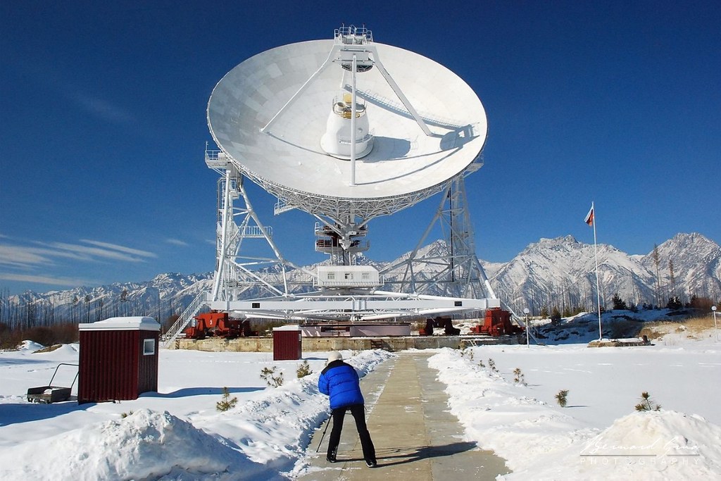 Badary radiotelescope astronomique projet quasar, vallée de la Tounka, Bouriatie  :copyright: Bernard Grua