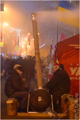 Maidan 31/12/2013 – photo Bernard Grua DR