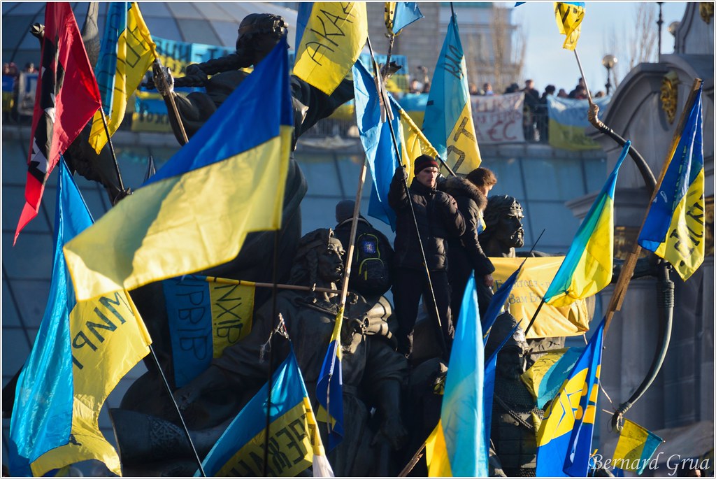 Révolution de la dignité, Kyiv, Ukraine - Photographie de Bernard Grua 
