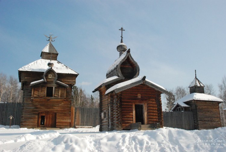 Taltsy, un village de contes et de légendes russes, Baïkal, Sibérie, Russie